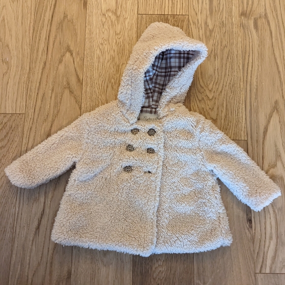 Rylee + Cru 3-6 month shearling coat - Picture 1 of 3